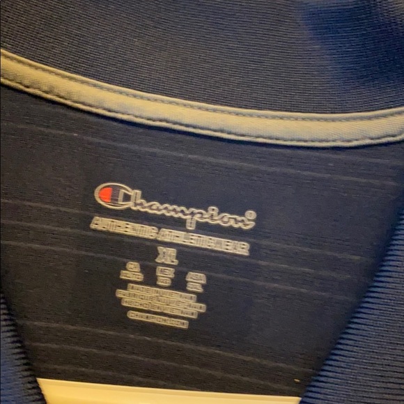 Men’s Navy Michigan polo/golf shirt - Picture 2 of 5